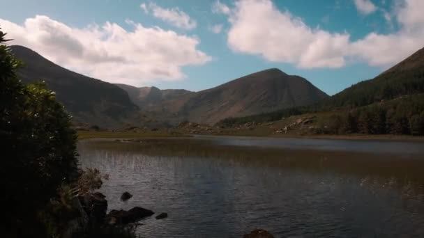 Scenic Pittoresk Time Lapse Video Van Kerry Mountains Ierland — Stockvideo