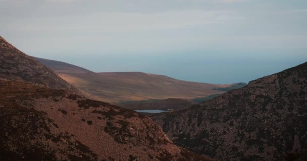 Picturesque Time Lapse Video Mourne Mountains — стоковое видео