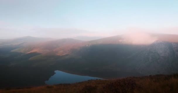 Escénico Time Lapse Video Las Montañas Wicklow Irlanda — Vídeo de stock