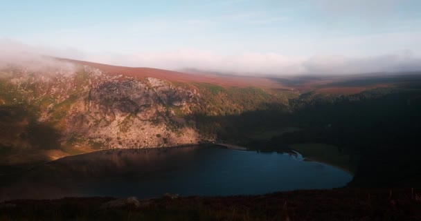 Сценарий Time Lapse Видео Низких Гор Ирландия — стоковое видео