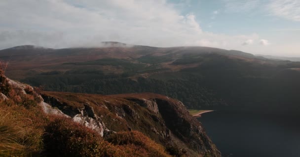 Espetacular Vídeo Time Lapse Montanhas Wicklow Irlanda — Vídeo de Stock
