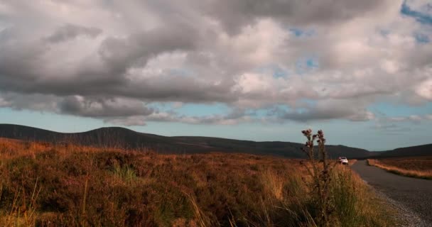 Velkolepé Časová Prodleva Video Wicklow Mountains Ireland — Stock video