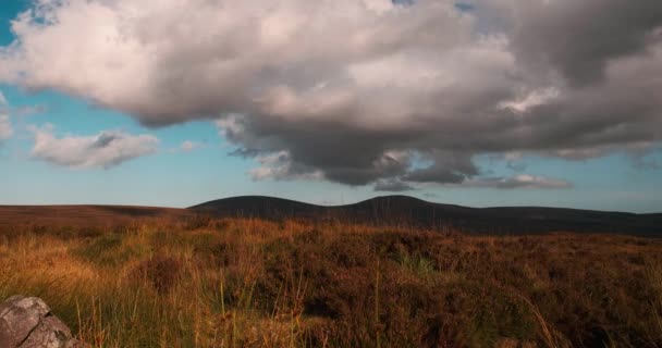 Video Spektakuler Time Lapse Dari Pegunungan Wicklow Irlandia — Stok Video