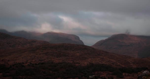 Time Lapse Kerry Mountains Ireland — стокове відео