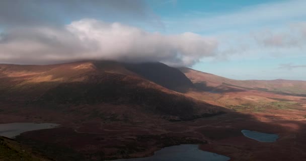 Spectaculaire Time Lapse Video Van Brandon Bergrug Met Bewegende Wolken — Stockvideo