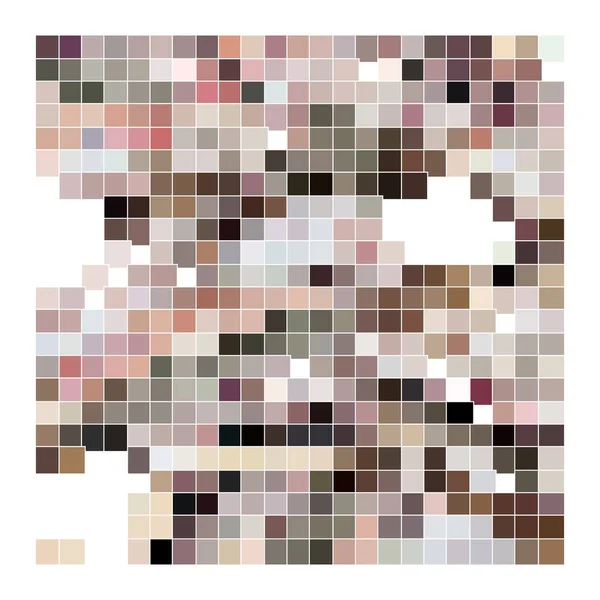 Palette de couleurs abstraite large brun et rose rouge — Image vectorielle