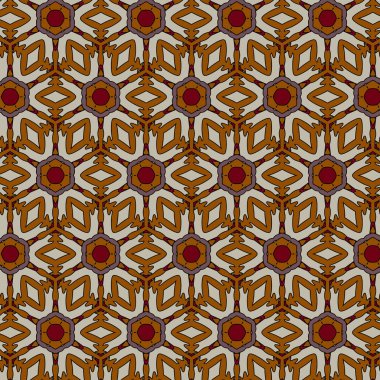 Köy çiçek halk desenli örgü çiçek ve yaprakları.