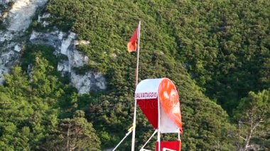 plaj cankurtaran Kulesi ıssız yaz sahilde