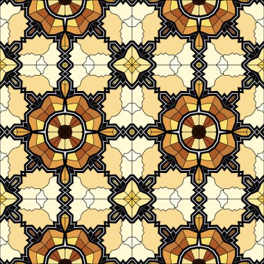 Köy çiçek halk desenli örgü çiçek ve yaprakları.