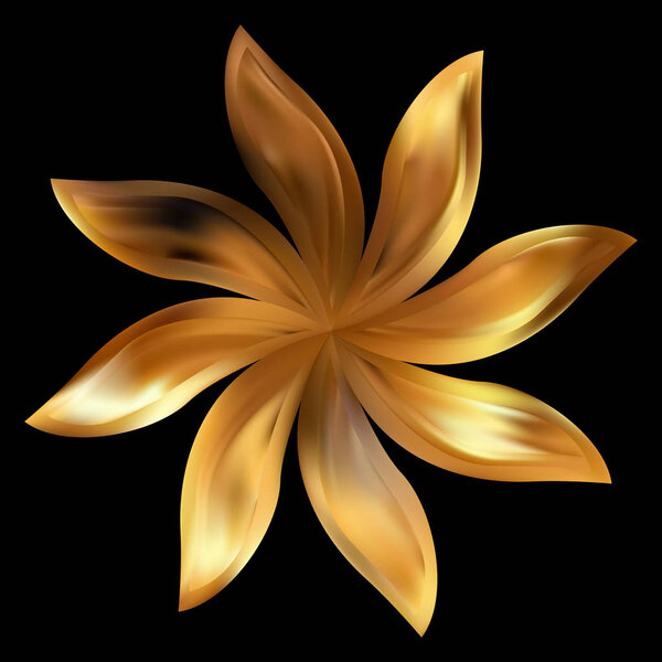 ethnical Egyptian orange and Sunny pattern. Vintage floral ornament.