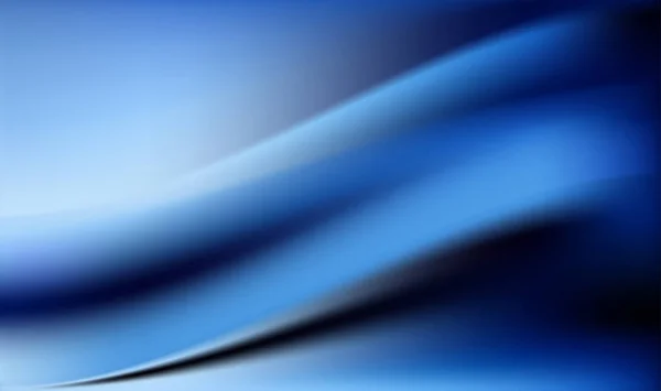 优雅的蓝色丝绸背景闪烁用浅色和深色的波浪。令人着迷的性材料. — 图库矢量图片