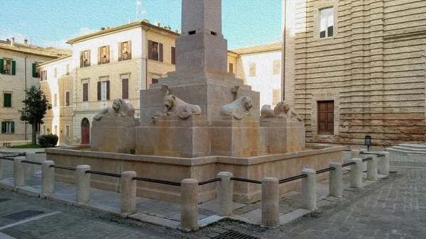 Details of architecture historical buildings. Italy. stone mask. — Stock Photo, Image