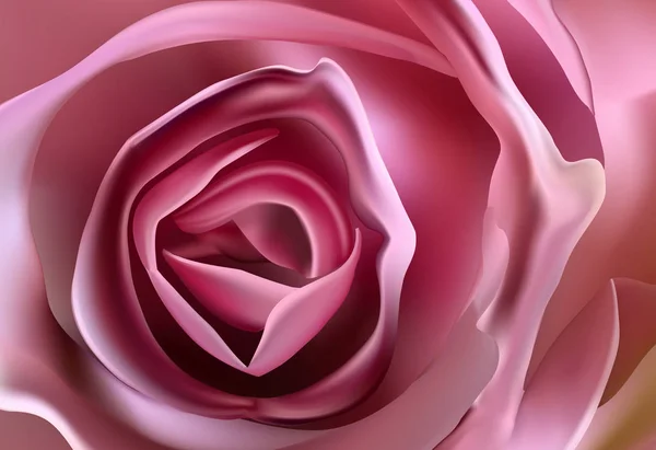 Romantische bloemen achtergrond. Bloem. Roos close-up op groen. — Stockvector