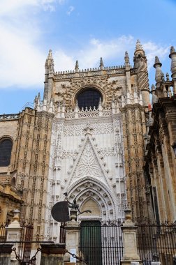 Tarihi binaları ve anıtlar, Seville, İspanya. Catedral de Santa Maria de la Sede.