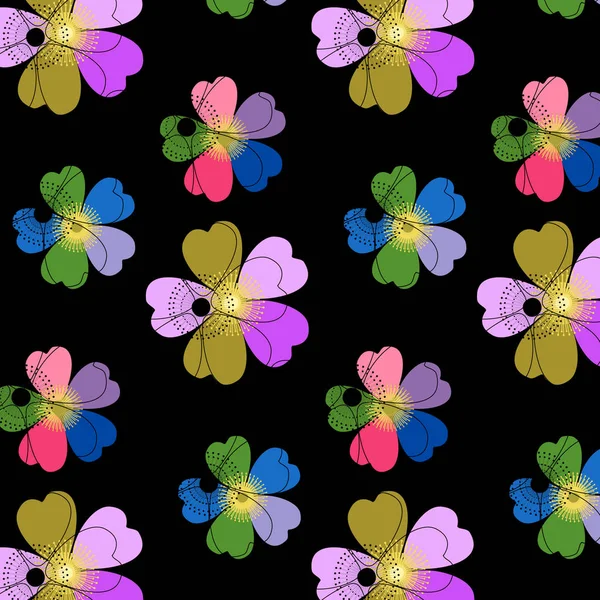 Einen romantischen floralen Hintergrund. Blume. Gänseblümchen — Stockvektor