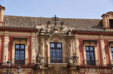Tarihi binaları ve anıtlar, Seville, İspanya. Palacio Arzobispal