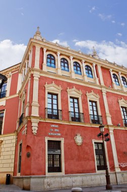Tarihi binaları ve anıtlar, Seville, İspanya. İspanyolca. Plaza de San Francisco
