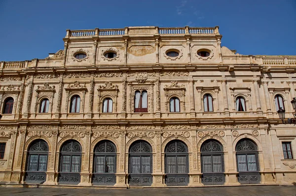 Historic buildings and monuments of Seville, Spain. Ayuntamiento de Sevilla — Stock Photo, Image