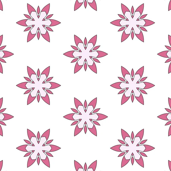 Rosa körsbärsblommor sakura blommor i japansk stil — Stock vektor