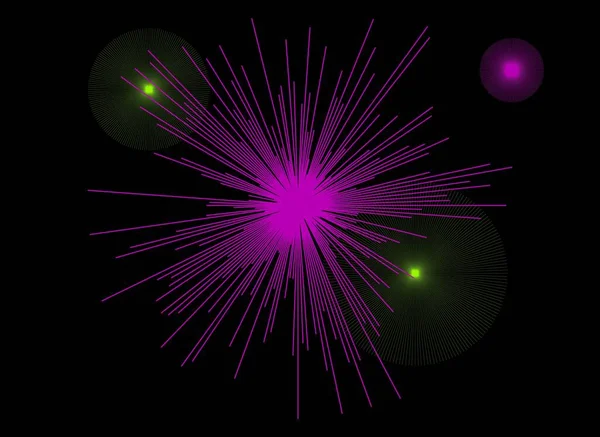 Luces de discoteca de fondo para la fiesta decorar la noche con brillo. Luces de discoteca brillantes . — Archivo Imágenes Vectoriales