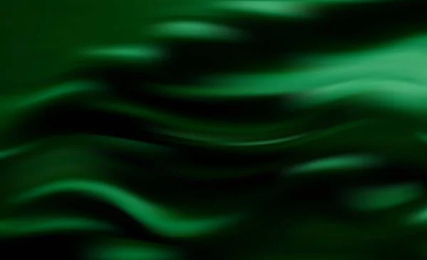 Drapeau émeraude en soie pour papier peint. Fond naturel vert avec des plis doux — Image vectorielle