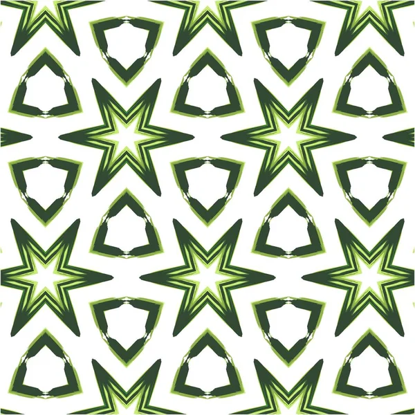 Abstrakter Grüner Geometrischer Federhintergrund Eleganter Romantischer Hintergrund Mit Grünen Linien — Stockvektor