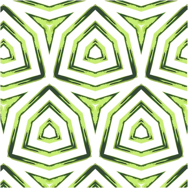 Fondo de resorte geométrico verde abstracto. Fondo elegante líneas verdes — Vector de stock