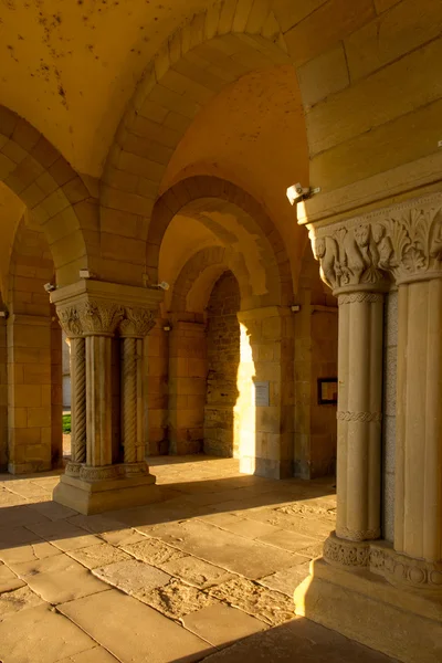 The basilica du Sacre Coeur in Paray-le-Monial, France. Undercut — Stock Photo, Image