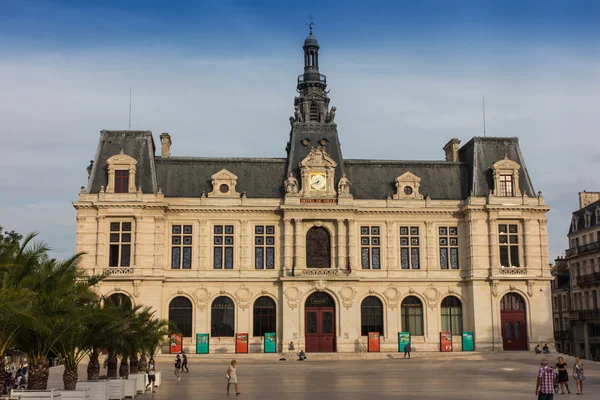 Town Hall, Hotel de Ville in Poitiers — Stock Photo, Image