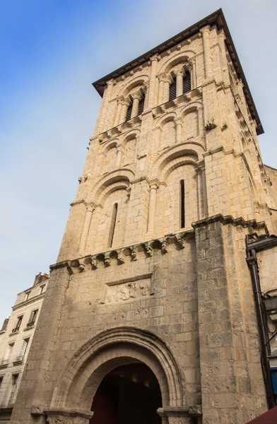 The Church of Saint-Porchaire in Poitiers — Stock Photo, Image