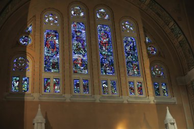  Lisieux, Fransa - 7 Eylül 2016: içinde Sai Bazilikası