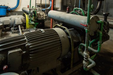 çeşitli su pompaları elektrik motorları ile