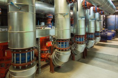 çeşitli su pompaları elektrik motorları ile