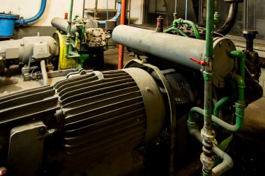 çeşitli su pompaları elektrik motorları ile