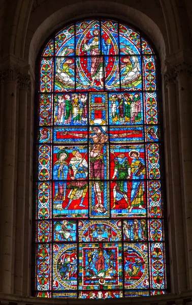 Poitiers, Frankreich - 12. September 2016: die antike Kathedrale chu — Stockfoto
