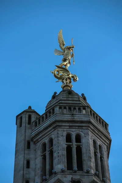 Kościół Świętego Michała w wit Saint-Michel-Mont-Mercure, Francja — Zdjęcie stockowe