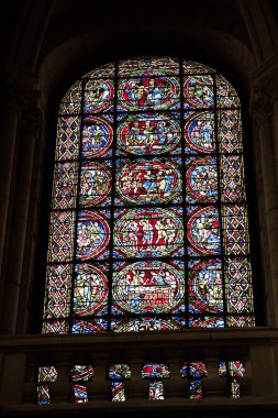 Poitiers, Fransa - 12 Eylül 2016: Kilise içinin