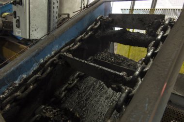 Konveyör kazıyıcı cüruf 