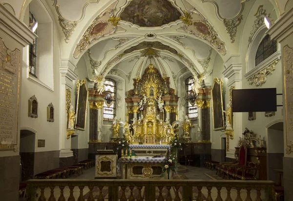 Mount St. Anna, Poland, February 4, 2017: Inside the Basilica of — Stock Photo, Image