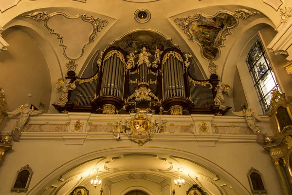 Mount St. Anna, Poland, February 4, 2017: Inside the Basilica of — Stock Photo, Image