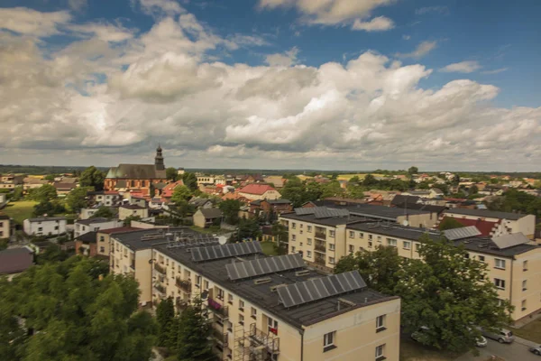 Вид на город Кошецин в Польше — стоковое фото