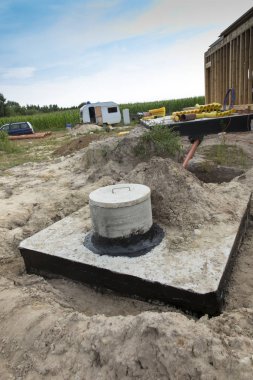 Beton ev Vidanjör veya atık su deposu