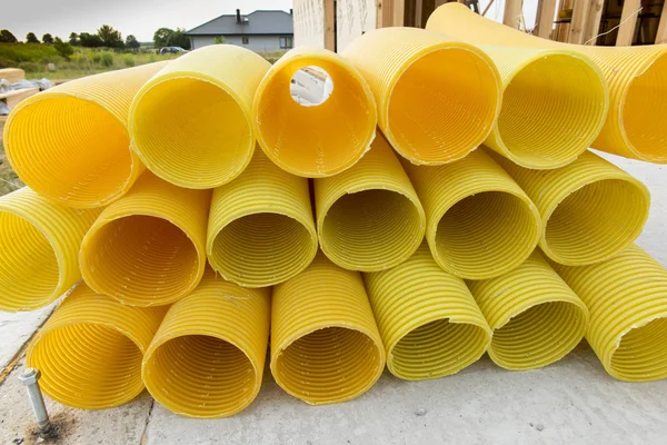 Pipes with cutouts — Stock Photo, Image