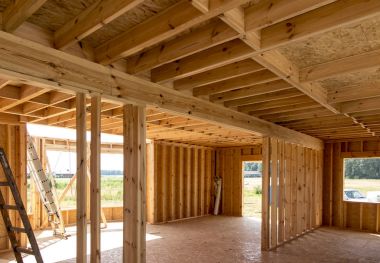 İskelet teknolojisinde bir ev inşa