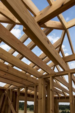 İskelet teknolojisinde bir ev inşa