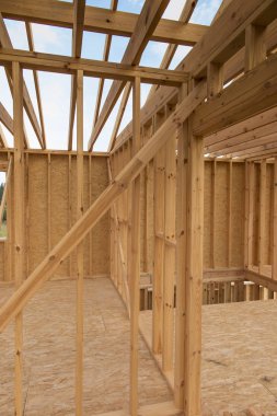 İskelet teknolojisinde bir ev inşa