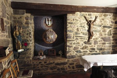 Montfort-sur-Meu, France, September 9, 2016: Place associated wi