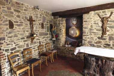 Montfort-sur-Meu, France, September 9, 2016: Place associated wi