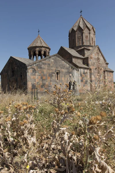 Hovhannavank, ein mittelalterliches Kloster im Dorf oha — Stockfoto