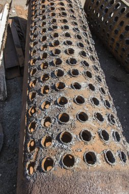 çelik tank, toplayıcı sonra gelen borular ateş parçası 